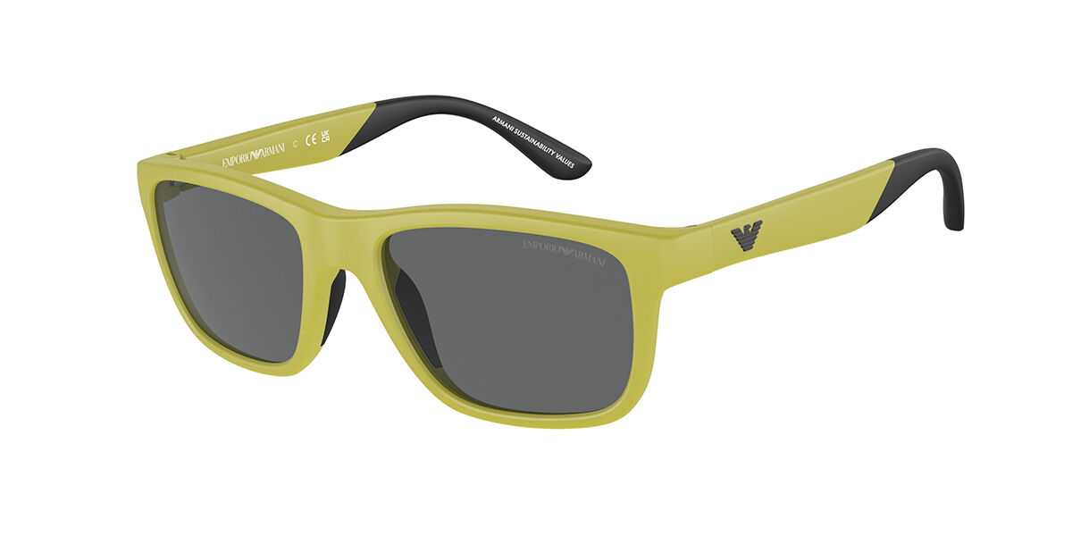 Emporio Armani EK4002 Kids 601087 Cuadrado Matte Lime Green anteojos de ...