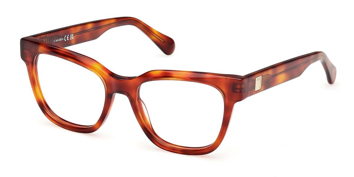 Max & Co. MO5187 053 Cuadrado Blonde Tortoise anteojos ...