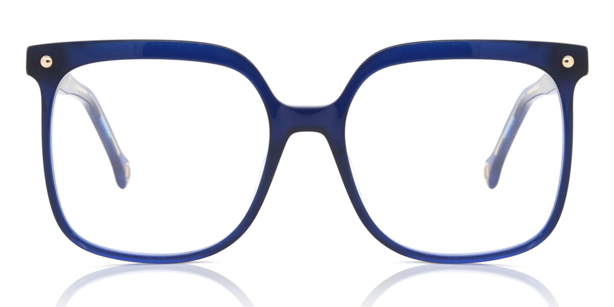 Carolina Herrera CH 0011 PJP Cuadrado Azul oscuro anteojos ...
